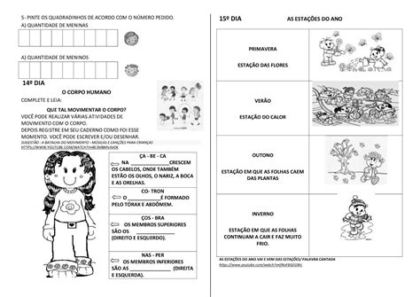 Apostila Atividades Remotas Ano Atividades Para Colorir