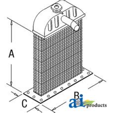 Farmall International Cub Tractor Radiator Core