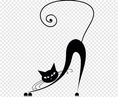 Siamese Cat Silhouette Tattoo