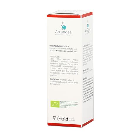 Arcangea Echinacea A Radice Bio Soluzione Idroalcolica