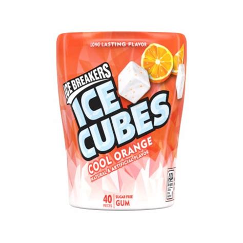 Ice Breakers Holiday Ice Cubes Cool Orange Sugar Free Gum 40 Ct Kroger