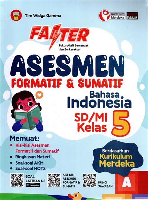 Jual Buku Faster Asesmen Bahasa Indonesia Untuk SD MI Kelas 5 Karya Tim