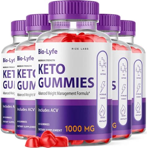 Amazon 5 Pack BioLyfe Keto ACV Gummies Advanced Formula BioLyfe