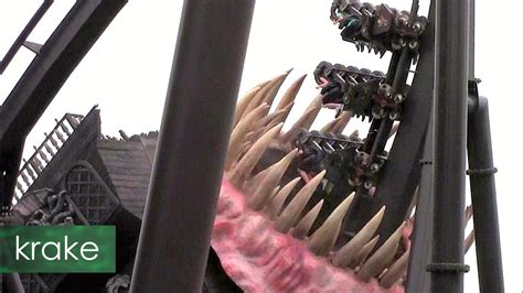 La montaña rusa que es ENGULLIDA por un Kraken Krake Heide Park