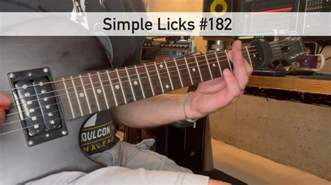 Easy Th Note Triplet Lick Extended Slow Version After Simple