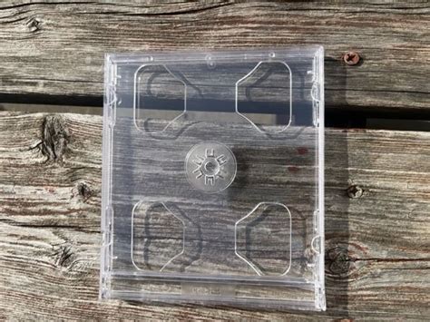 10 4MM DOUBLE 2 CD JEWEL CASE W CLEAR TRAY ASSEMBLED PSC36 Jcddcc Prem