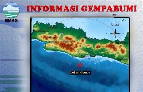 Gempa Terkini M 4 6 Guncang Pangandaran Getaran Terasa Hingga Sukabumi