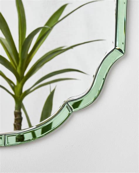 Aurora Green Round Wall Mirror Oliver Bonas Round Wall Mirror