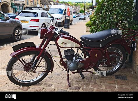 Vintage Bsa Bantam Major Stock Photo Alamy