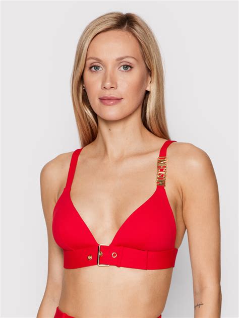 Moschino Underwear Swim Bikini Oberteil A Rot Modivo De