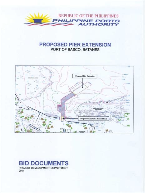 Proposed Pier Extension Port Of Basco Batanes