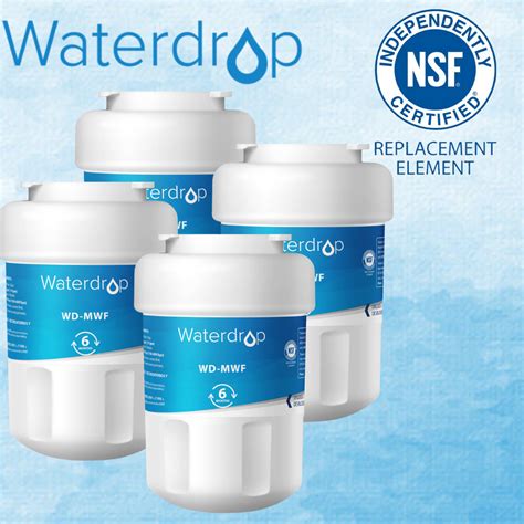 Waterdrop Mwf Refrigerator Water Filters Replacement For Ge Mwf