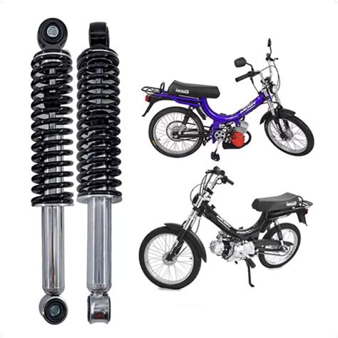 Amortecedor Traseiro Mobilete Caloi Monark Bikelete Par Shopee Brasil