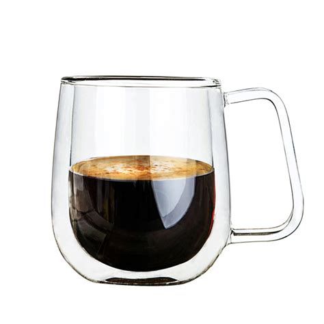 Doante Brand 200ml Double Layers Glass Coffee Mug Heat Resistance Glass Water Cup Milk Bear Tea