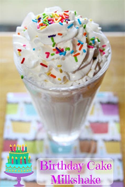 Festive Birthday Cake Milkshake Recipe Chefthisup