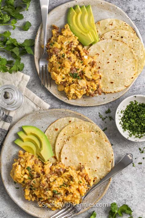 Chorizo And Eggs Spend With Pennies