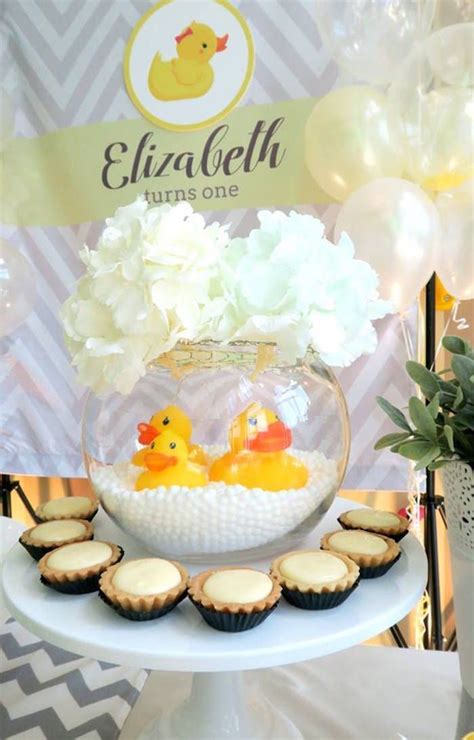 Rubber Duck Birthday Party Kara S Party Ideas Rubber Duck Birthday