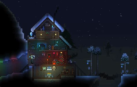 Snow House Quite Happy With How The Roof Turned Out Rterraria