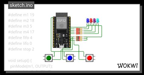 Motores Wokwi ESP32 STM32 Arduino Simulator