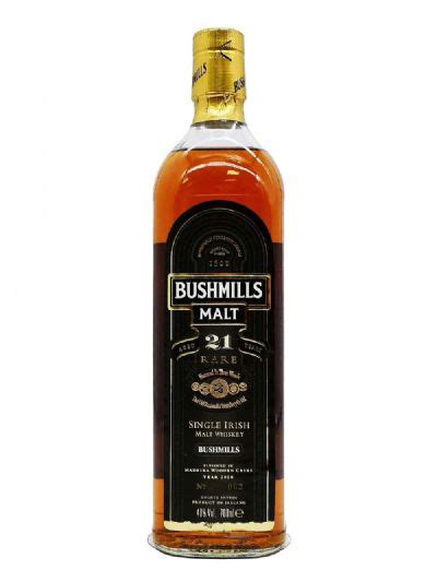 Bushmills Year Old Madeira Bottling With Wooden Box Whiskey