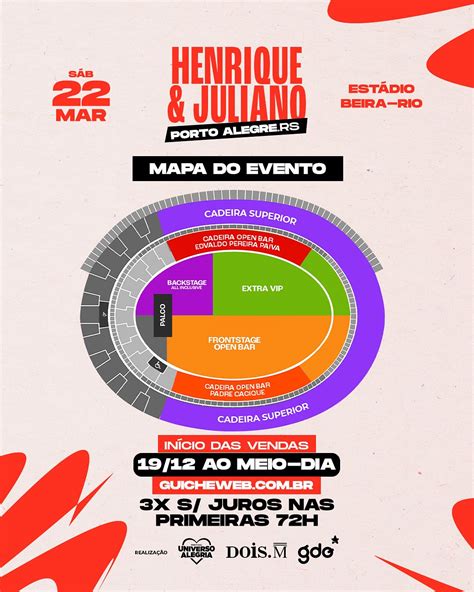 Henrique E Juliano - Porto Alegre Estádio Beira-rio 22 Mar - gdoproducoes | Henrique e Juliano estão confirmados em Porto Alegre, e ...