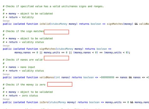 Check The Documentation Comments For Clarity And Consistency Issue