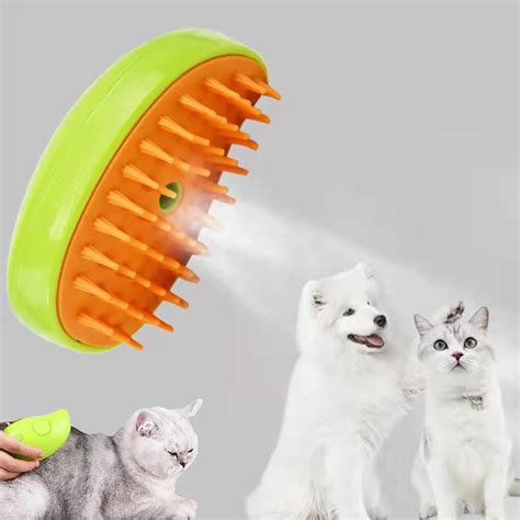 Steamy Cepillo El Ctrico Para Perro Pulverizador Para Pelo De Gato En