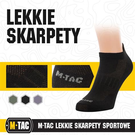 Skarpety Skarpetki Letnie Czarne Sportowe M Tac