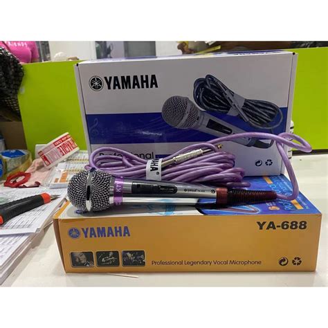 Yamaha Wired Microphone YA 688 COLOR PINK Shopee Philippines