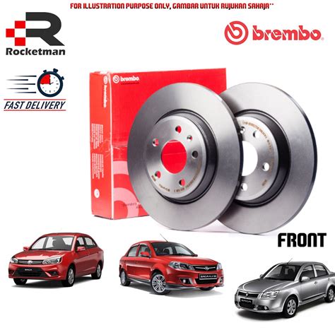 BREMBO FRONT DISC ROTOR PROTON SAGA VVT 2016 2018 BLM FLX 2008 2016