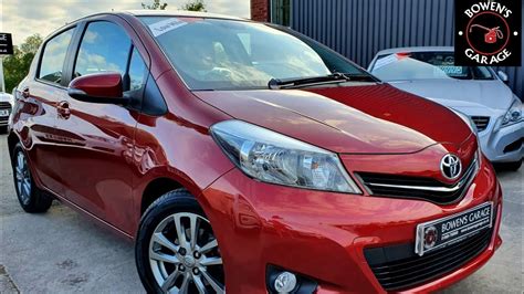 2014 14 Toyota Yaris 1 33 VVT I Icon Plus 5Dr In Burning Red