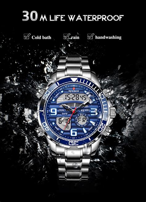 Jam Tangan Lelaki Original Lige Digital Watch Men S Top Luxury Sport