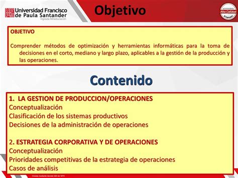 Gestion De La Produccion Y Las Operaciones Ppt Descargar