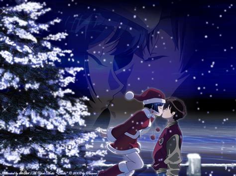 Christmas Couple Anime Wallpapers - Wallpaper Cave