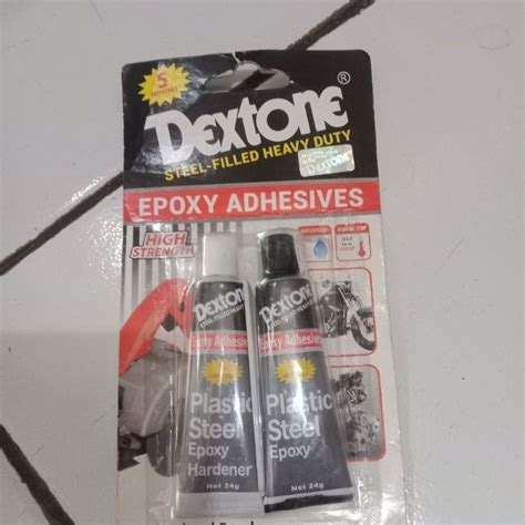 Lem Besi Dextone Plastik Steel Filled Heavy Duty Lem Besi Menit Ori