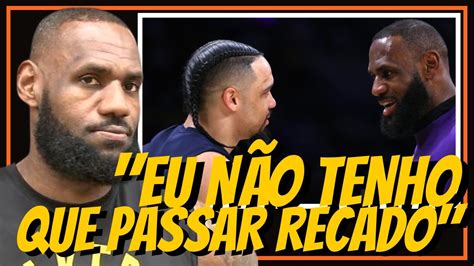 LeBron James RESPONDE as PROVOCAÇÕES de Dillon Brooks YouTube