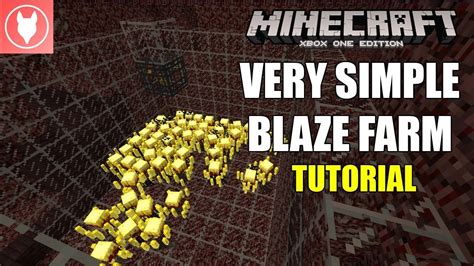 Minecraft Xbox One Simple Blaze Farm Tutorial Xbox PS4 PS3 Wii U