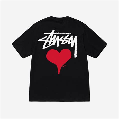 Stussy Stock Heart T Style Kream