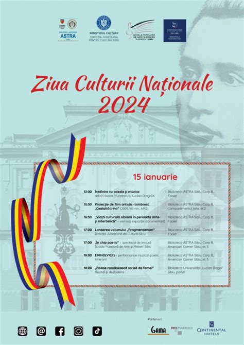 Biblioteca Jude Ean Astra Sibiu Celebreaz Ziua Culturii Na Ionale