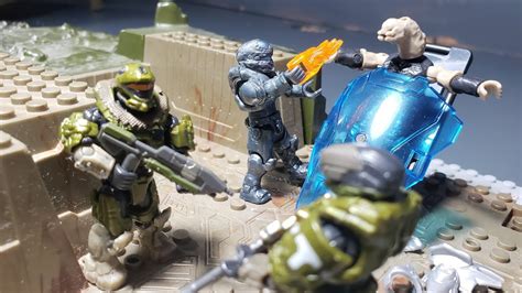 A Dark Dark Place Halo Mega Construx MOC Diorama Fireteam Flame 3