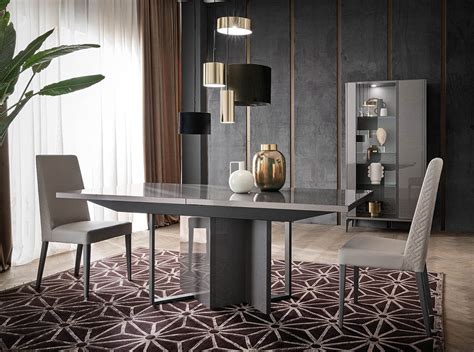 Graphite Modern Dining Room Collection By ALF Italy MIG Furniture