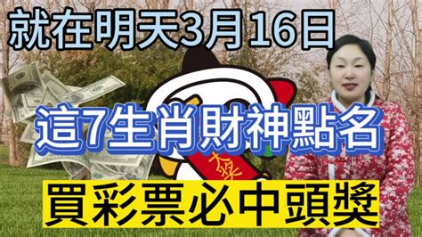 就在明天！2024年3月16日！喜歡買彩票的生肖注意了！這7大屬相財運附體！一定要買彩券！中大獎！發橫財！財源滾滾來！運勢 2024