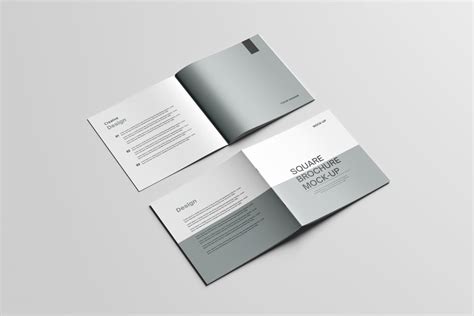 Square Brochure Mockup