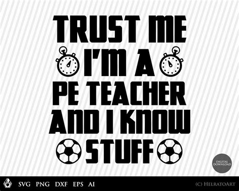 Pe Teacher Svg Physical Education Svg Gym Teacher Svg Pe Etsy Finland