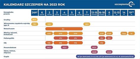 Kalendarz szczepień na rok 2023 Powiatowa Stacja Sanitarno