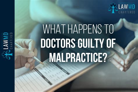 What Happens To Doctors Guilty Of Malpractice Lawmd [video]