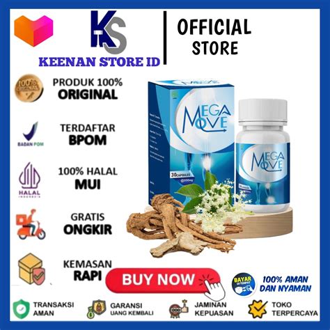 Megamove Asli Original Obat Sendi Tulang Syaraf Nyeri Persendian Otot