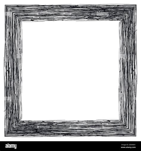 Frame For Photos Pictures Pencil Shading Vector Hand Draw Frame