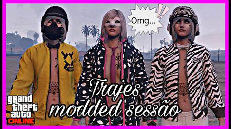 TRAJES MODDED FEMININO FEITO NA SESSÃO GTA ONLINE YouTube