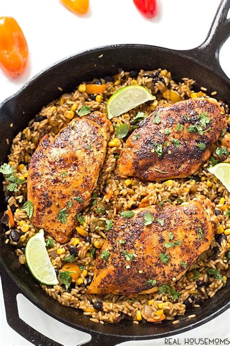 One Pan Tex Mex Chicken And Rice ⋆ Real Housemoms